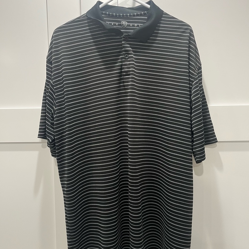 nike golf stripe polo